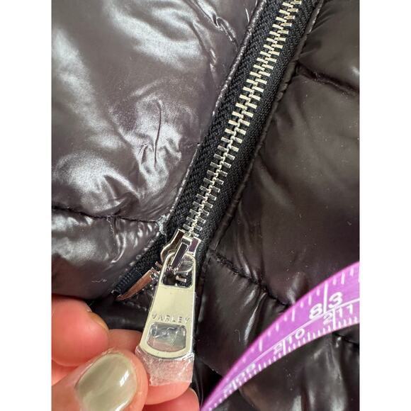 VARLEY Mayten Long Knit Puffer Jacket in Black, Size Large NWT - Picture 12 of 13